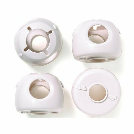 SAFETY 1ST Door Knob Covers Wht 4Pk HS326